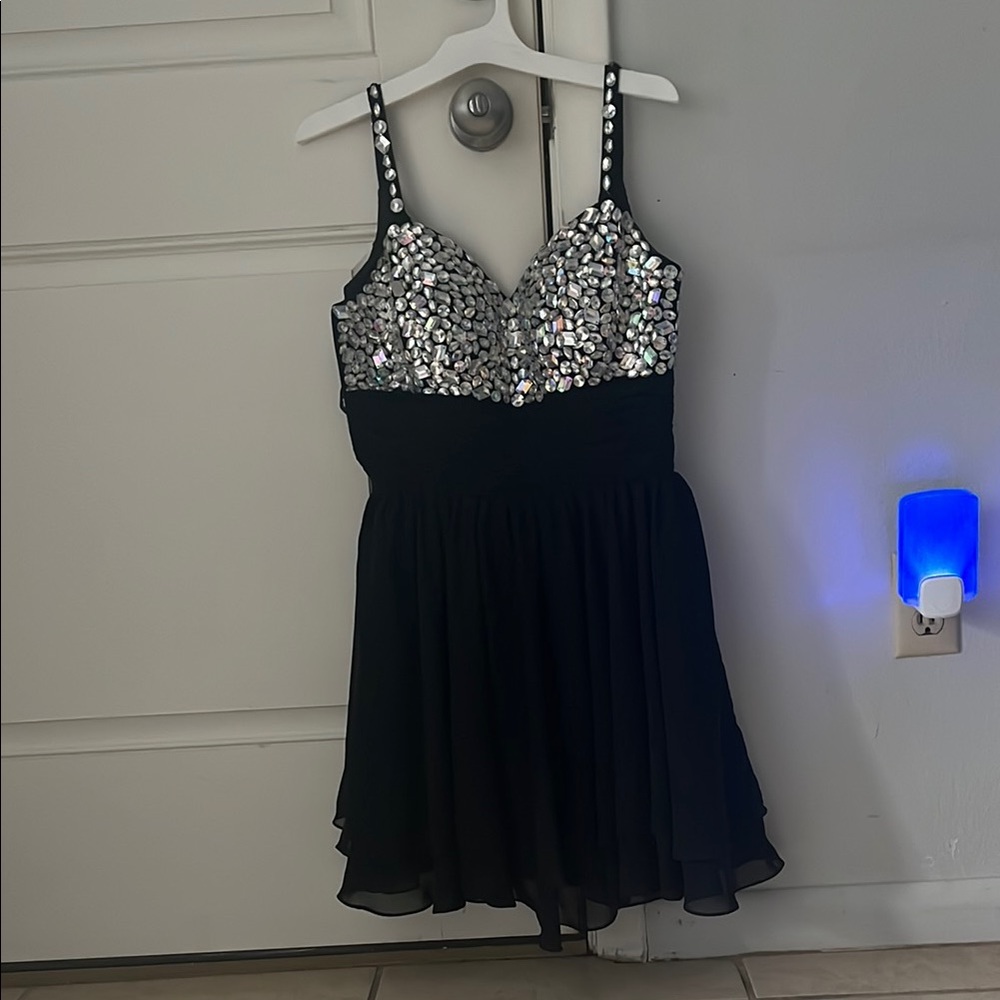 Black and Silver Dress Perfect for Special Occasions
